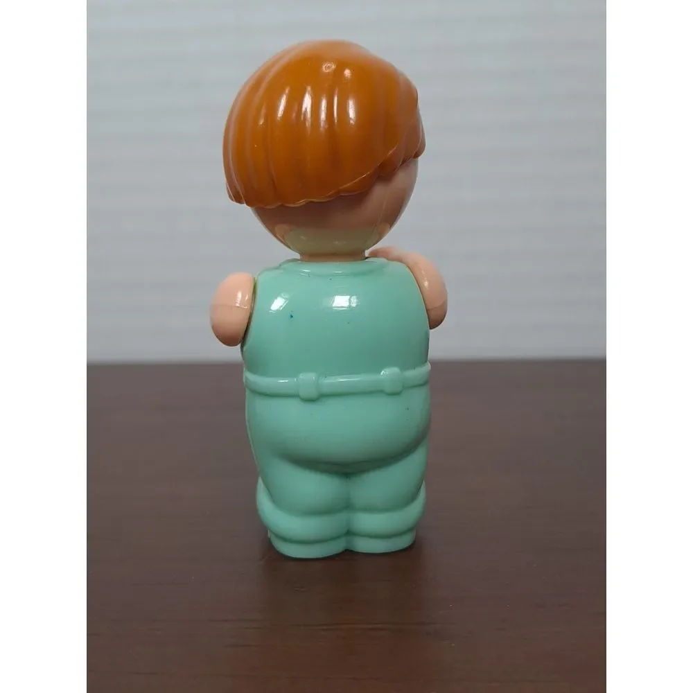 Vintage - Happy Folks Blue Box/ My Happy‎ Town -Boy Figure - -1980's